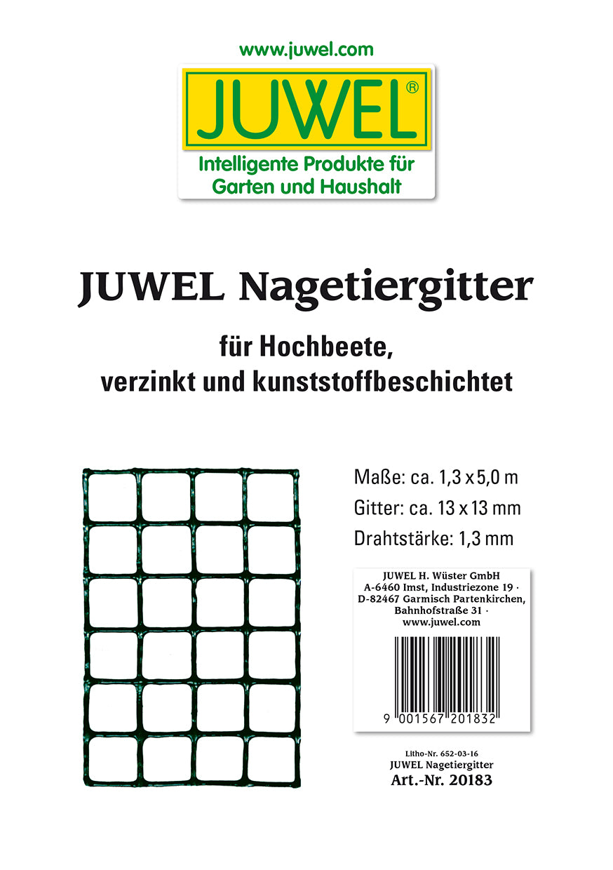 Nagetier-Gitter für Hochbeete