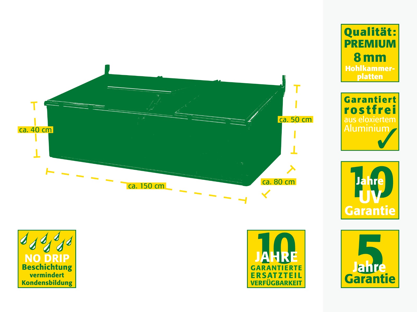 BIOSTAR 1500 Premium-Frühbeet